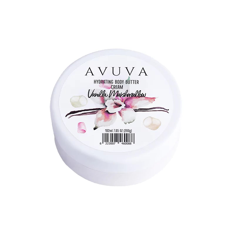 Avuva Hydrating Body Butter Cream Vanilla Marshmallow 192ml