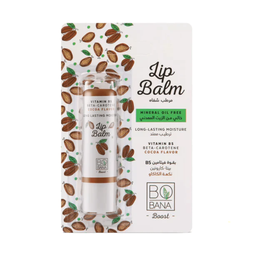 Bobana Lip Balm With Vitamin B5 & Cocoa Flavor 4.8gm