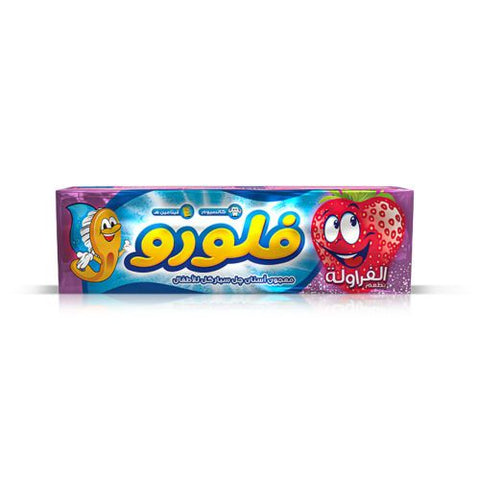 Fluoro (Strawberry Flavor) Kids Sparkle Toothpaste Gel 50gm