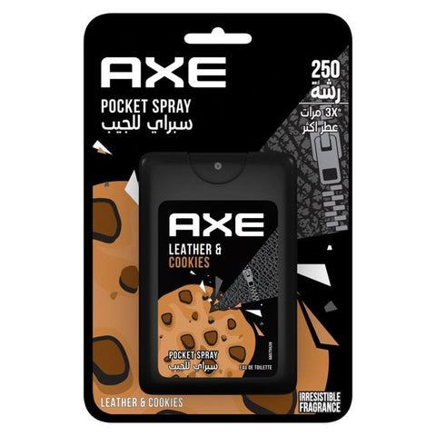 Axe POCKET Leather & Cookies Body Spray For Men 17ml