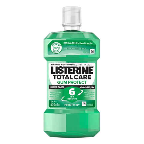 Listerine Total Care Gum Protect 6 in 1 Benefits Fresh Mint 500ml
