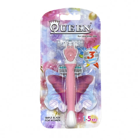 Queen Triple Blade For Woman - 5Pcs