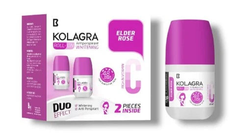 Kolagra Whitening Roll on 1+1 Elder Rose
