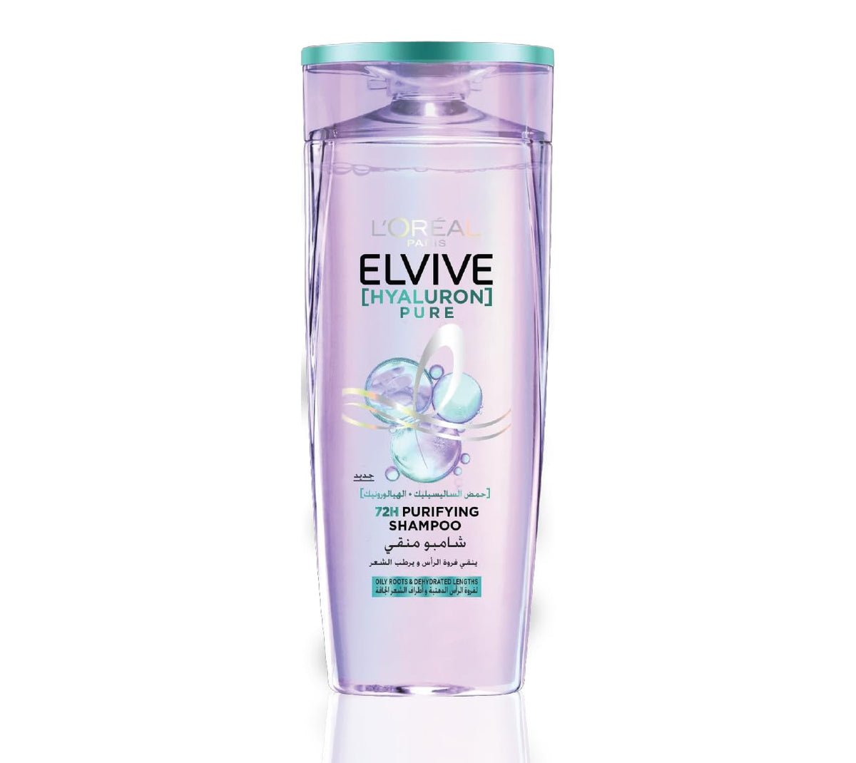 Loreal Elvive XXL Format Hyaluron Pure Purifiying Shampoo For Oily Scalp & Dehydrated Lenghts 600ml