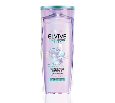 Loreal Elvive XXL Format Hyaluron Pure Purifiying Shampoo For Oily Scalp & Dehydrated Lenghts 600ml