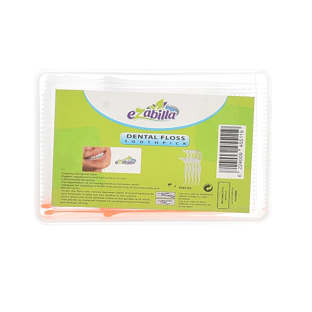 Ezabilla Dental Floss Tooth Pick - 30PCS