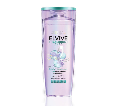 Loreal Elvive Hyaluron Pure Purifiying Shampoo For Oily Scalp & Dehydrated Lenghts 400ml