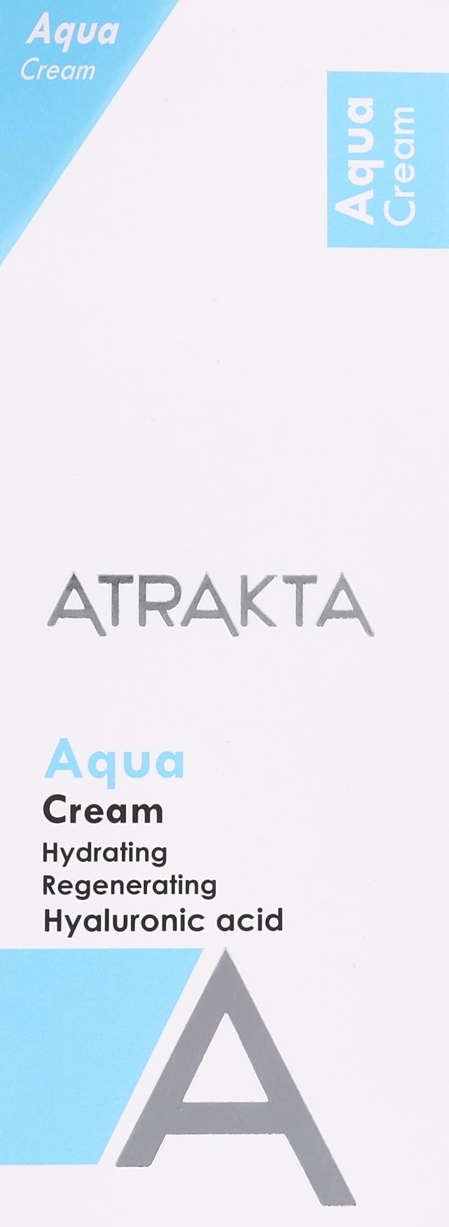 Atrakta Aqua Cream Hydrating Regenerating Hyaluronic Acid 100ml