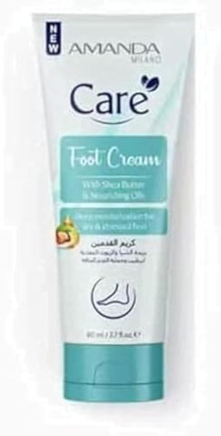 Amanda Milano Care Foot Cream With Urea Shea Butter & Nourishing Oil 80ml