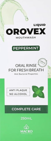 Orovex Liquid Mouth wash pepper mint 250ml