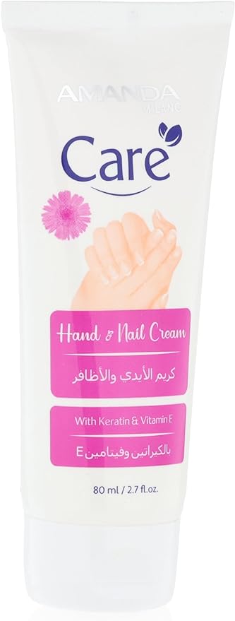 Amanda Milano Care Hand & Nail Cream With Keratin & Vitamin E 80gm