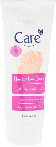 Amanda Milano Care Hand & Nail Cream With Keratin & Vitamin E 80gm