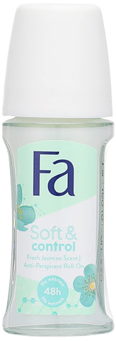 Fa Soft & Control Fresh Jasmine Scent Anti Prespirant Roll On 48h 50ml