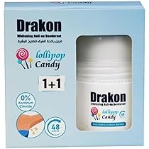 Drakon Whitening Roll-On Deodorant 48h Offer (1+1) Lollipop Candy 50ml