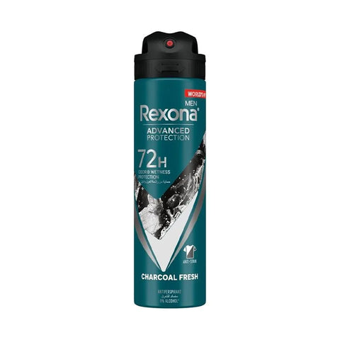 Rexona Men Advanced Protect 72h Anti Persiprant  With Charcoal Fresh 150ml