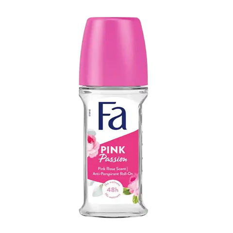 Fa Pink Passion Pink Rose Scent Anti Prespirant Roll On 48h 50ml