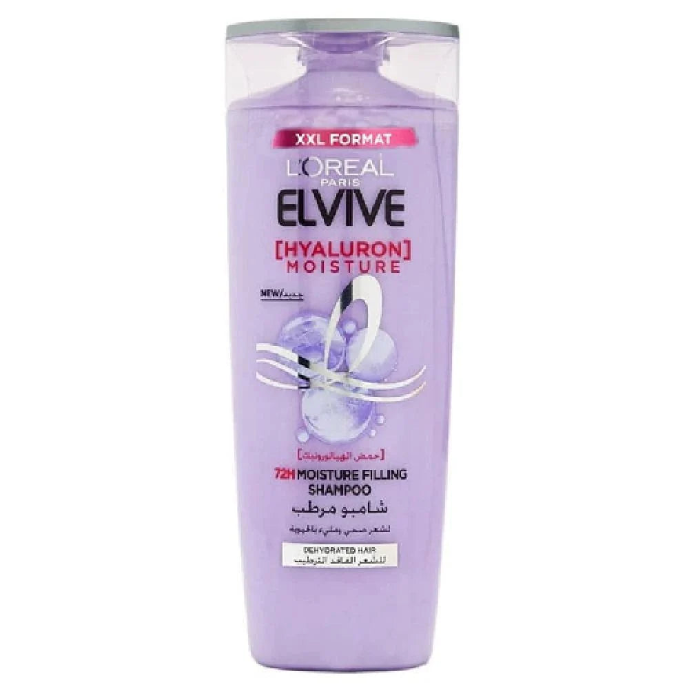 Loreal Elvive XXL Format Hyaluron Moisture Filling Shampoo For Dehydrated Hair 600ml