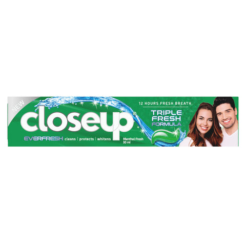 Closeup Triple Fresh Gel Menthol Fresh 50ml