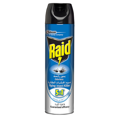 Raid Flying Insect Killer 5 in 1 Odorless Spray 300ml