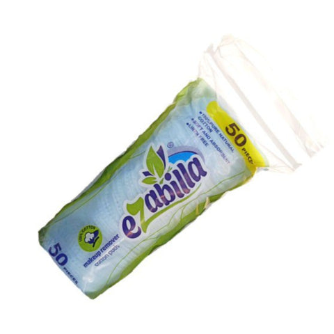 Ezabilla Makeup Remover Cotton Puds - 50PCS