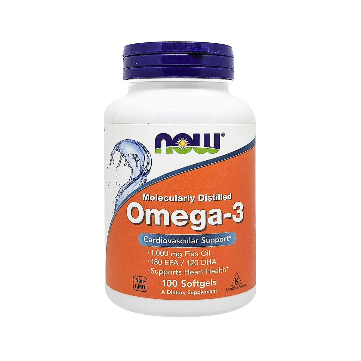 Now Omega-3 Fish Oil 100softgels