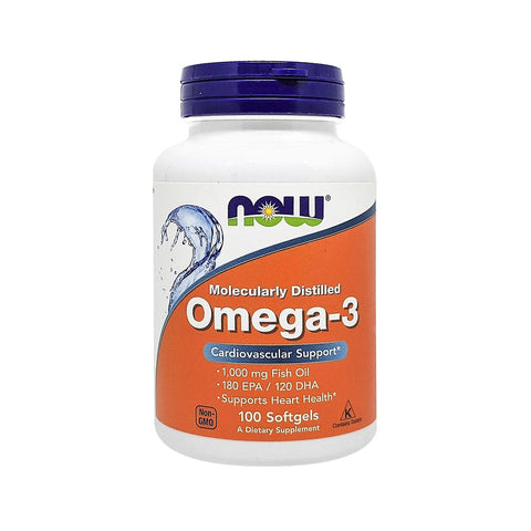 Now Omega-3 Fish Oil 100softgels