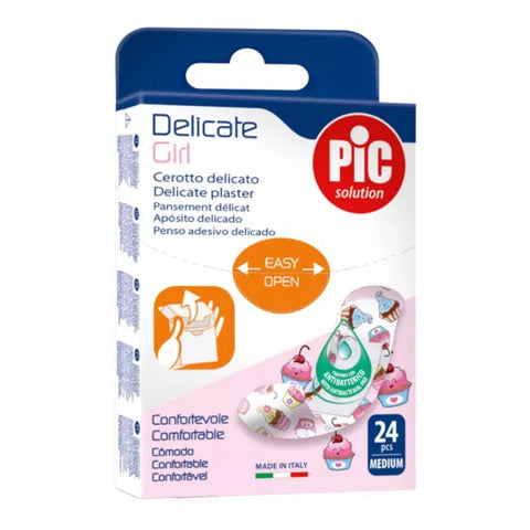 Pic Delicate Girl Plaster 24 pcs medium