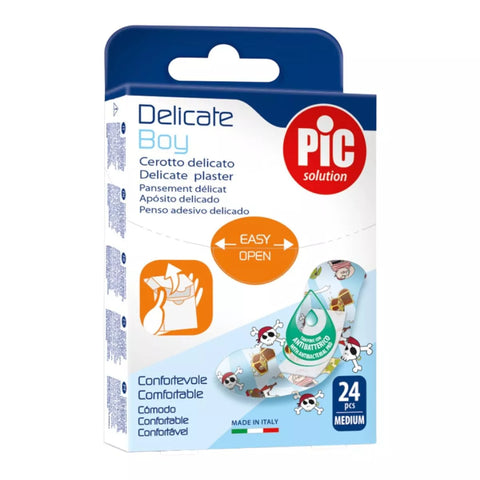 Pic Delicate Boy Plaster 24 pcs medium