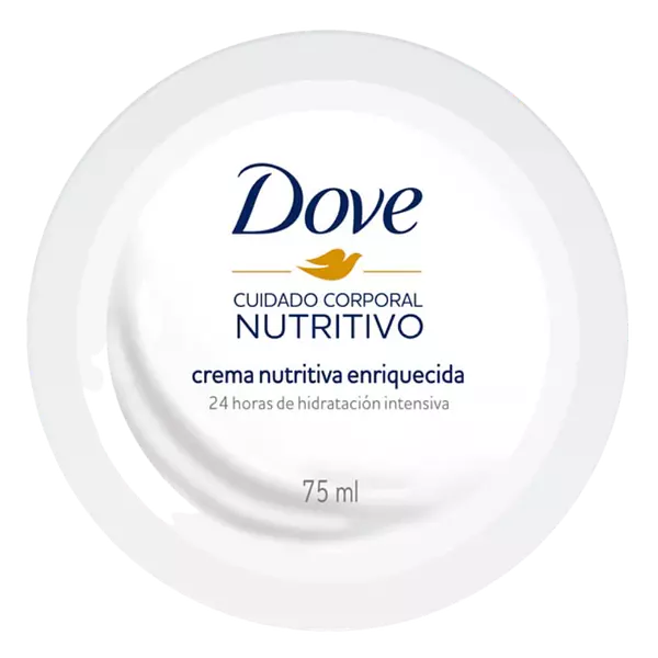 Dove Cuidado Corporal Nutritivo Crema (Nutritiva Enriquecida 24hrs De Hidratacion Intensiva) Cream75ml