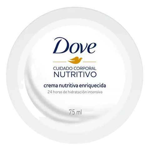 Dove Cuidado Corporal Nutritivo Crema (Nutritiva Enriquecida 24hrs De Hidratacion Intensiva) Cream75ml