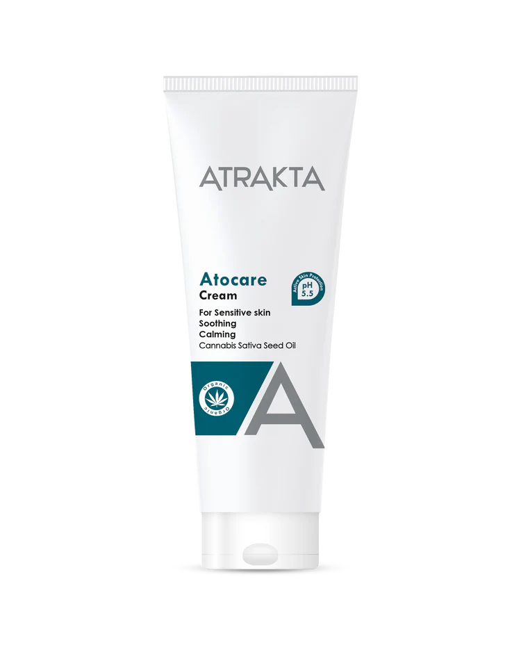 Atrakta Atocare Cream For Sensitive Skin Cannabis Sativa Seed Oil 200gm