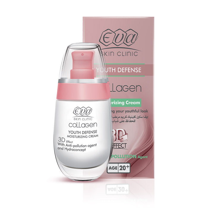 Eva Skin Clinic Youth Defense Collagen Moisturizing Cream With Anti Pollution Agent (Age 20+) - 50ml