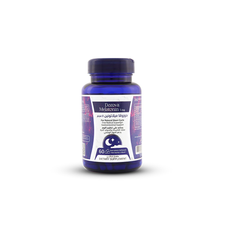 Dozova Melatonin 5mg For Natural Sleep Cycle 60Caps