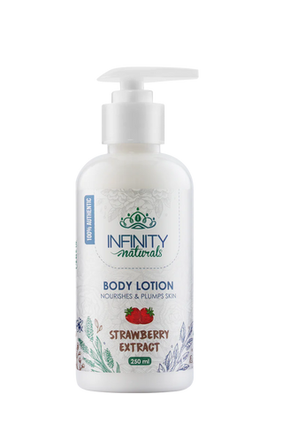 Infinity Naturals Body Lotion With Strawberry Extract Oil 250ml