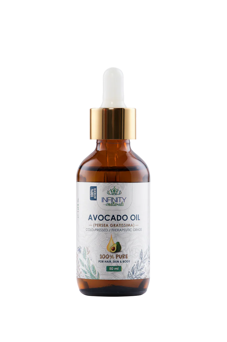 Infinity Naturals Avocado Oil 100% Pure For Skin & Hair 50ml
