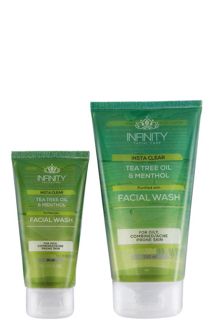 Infinity Facial Wash Tea Tree Oil & Menthol (Offer1+1) 150-50ml
