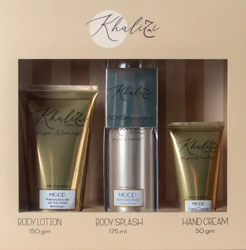 Mood (Khaliجi) Set Of (Body Lotion 150gm + Body Splash 175ml + Hand Cream 50gm) - 3PCS