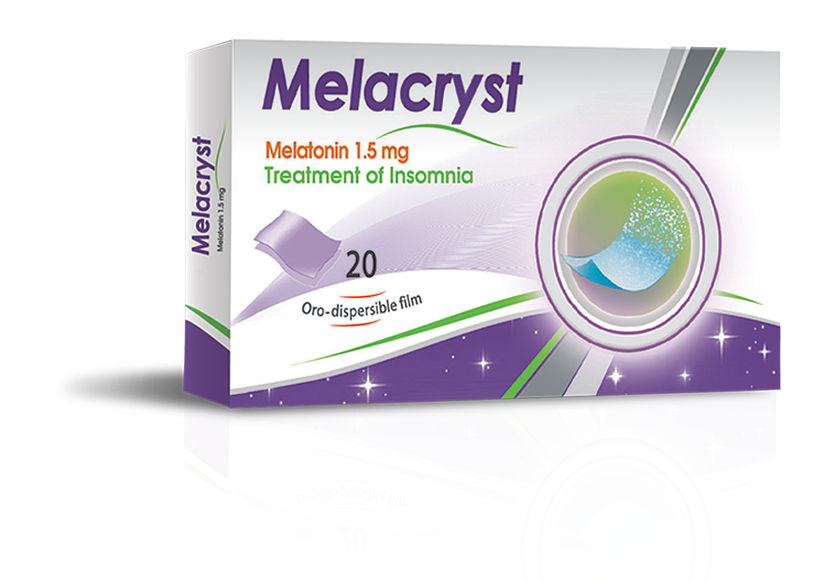Melacryst 3mg 20 Oro-Dispersable Films