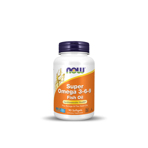 Now Super Omega-3-6-9 Fish Oil 90softgels