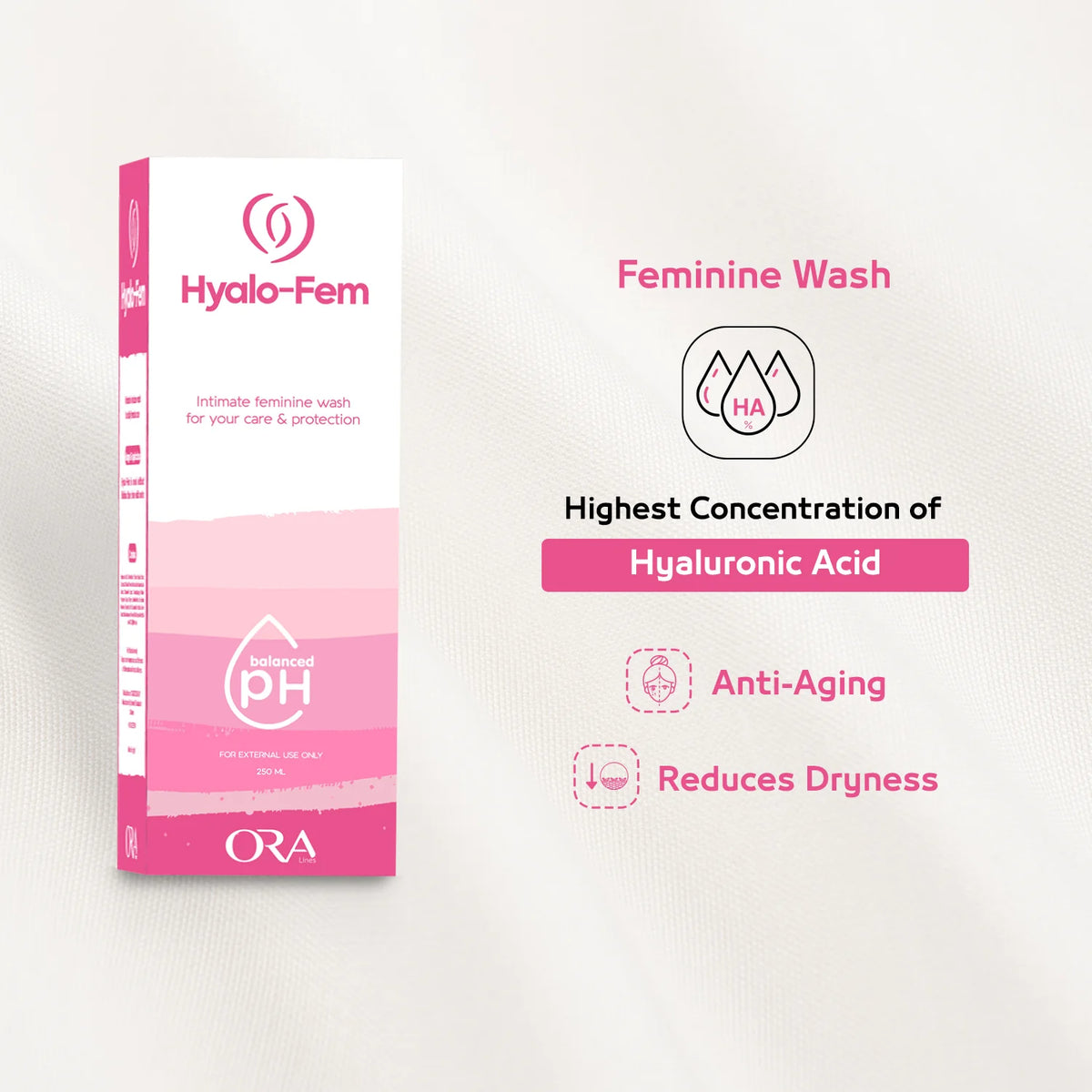 Hyalo-Fem Intimate Feminine Wash 250ml