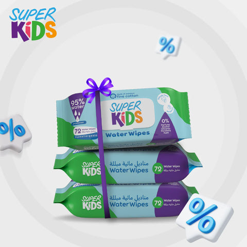 Super Kids 3 Wipes In Box Offer