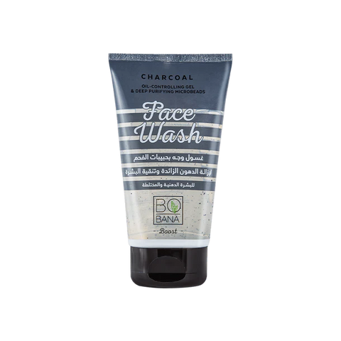 Bobana (Charcoal) Oil-Controlling Gel & Deep Purifying Microbeads Face Wash 150ml