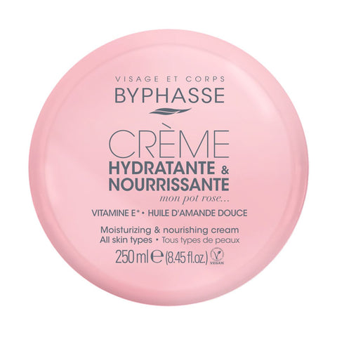 Byphasse Moisturizing And Nourishing Cream For Face And Body 250ml