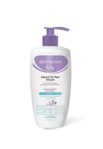 Dermactive Baby Head To Toe Wash 2 In 1 For Skin & Hair 250ml