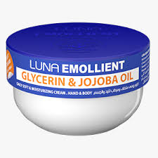 Luna Emollient (Glycerin & Jojoba Oil) Daily Moisturizing Cream For Hand and Body 160gm