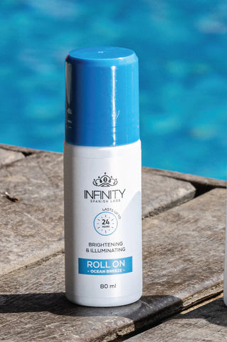 Infinity Brightning & Illuminating Roll On Ocean Breeze For All Skin Types ( Offer Pack 1+1 ) 80ml - 2Pcs