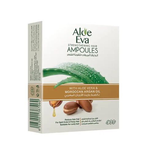 Aloe Eva Ampoules With Aloe Vera & Moroccan Argan Oil