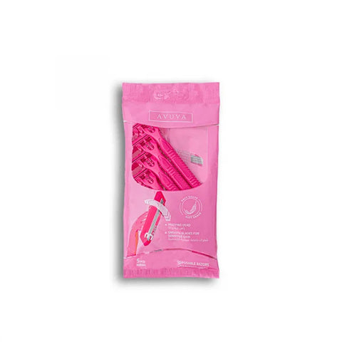 Avuva Soft Shave Pink 5psc