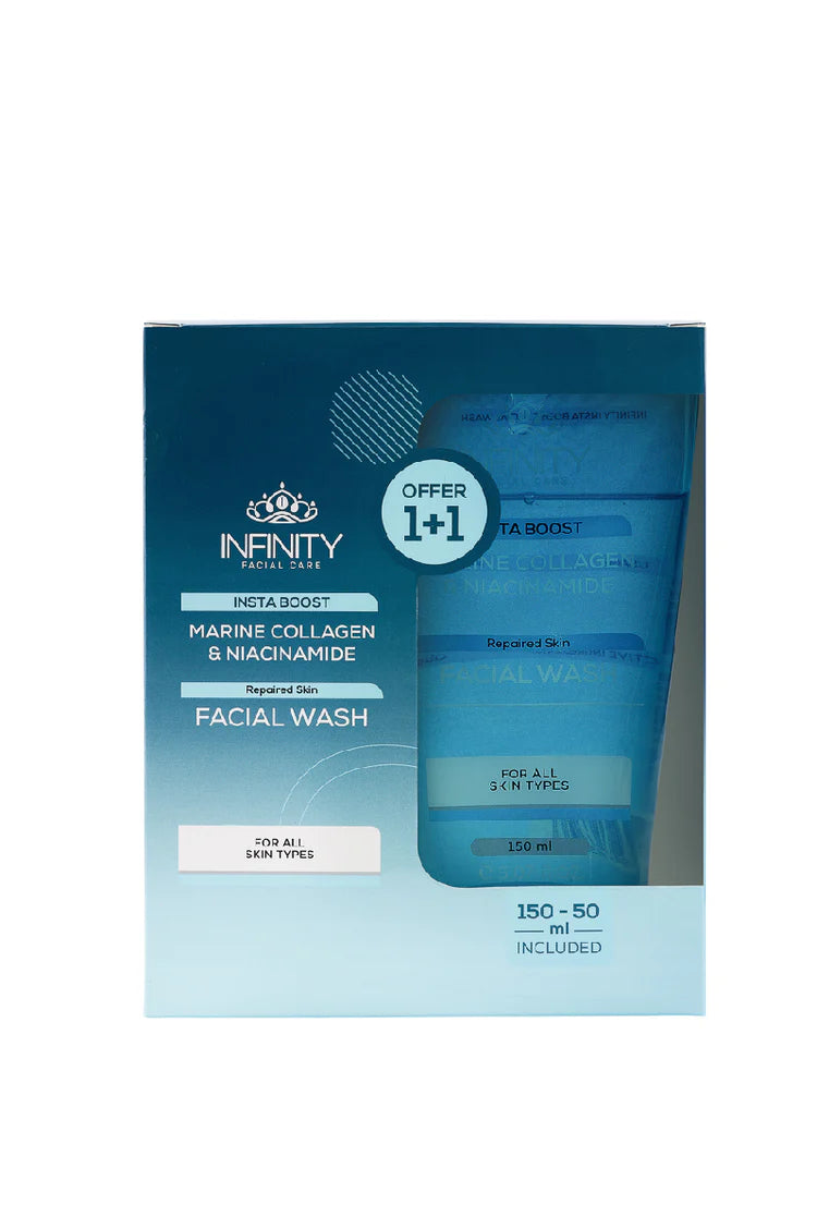 Infinity Facial Wash Marine Collagen & Niacinamide Offer1+1 150-50ml