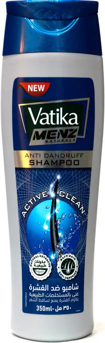 Vatika Men Anti-Dandruff Active Clean Shampoo 350ml